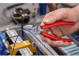 Кусачки боковые фосфатированные, черного цвета 160мм (Knipex) 7001160
