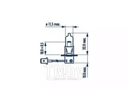 Автолампа (487003000) д/грузовых а/м (487003) H3 24V 70W PK22s NARVA 48700