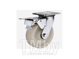Колесная опора нейлоновая поворотная с тормозом Shtapler BNYB2 150