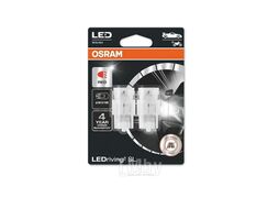 Комплект светодиодных ламп блистер 2шт 12V W21W 1,4W W3x16q LEDriving SL (3 поколение) красный свет OSRAM 7505DRP-02B