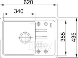 Мойка кухонная Franke Malta BSG 611-62 (114.0391.170)