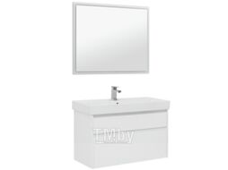 Тумба под умывальник Aquanet Nova Lite 100 / 242581 (с 2 ящиками)