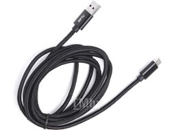 Кабель Atom USB Type-C 3.1 - USB А 3.0 (1.8м, черный)