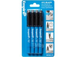 Маркер черный Empire EMFINEB-4PK (4 шт.)