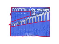 Набор комбинированных ключей KING TONY 6-32 мм чехол из теторона, 26 предметов 1226MRN