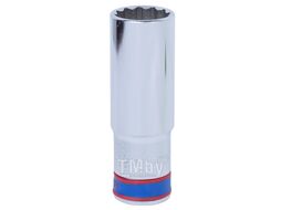 Головка торцевая глубокая двенадцатигранная KING TONY 1/2", 19 мм 423019M
