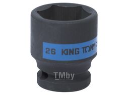 Головка торцевая ударная шестигранная KING TONY 1/2", 26 мм 453526M