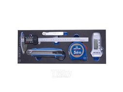 Набор измерительных инструментов, ложемент, 5 предметов KING TONY 9-90305TQV