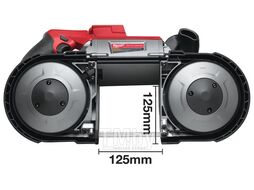 Аккумуляторная ленточная пила MILWAUKEE M18 CBS125-0 FUEL 4933447150
