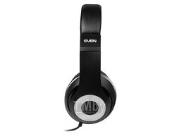 Наушники с микрофоном Sven AP-930M, 1.3м кабель, 3.5мм, Black-Silver