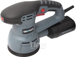 Шлифмашина эксцентриковая GRAPHITE 430Вт, диаметр круга 125/150мм, с регулятором, кейс A-59G347