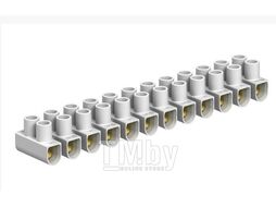 Клеммник разрезаемый 6мм2, 41A, 450V, латунь в белом полипропилене 2056224