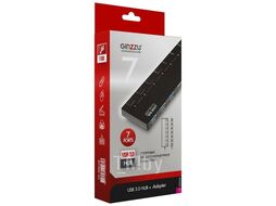 Хаб USB Ginzzu GR-388UAB