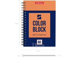 Тетрадь Erich Krause Color Block / 49679 (60л, клетка)