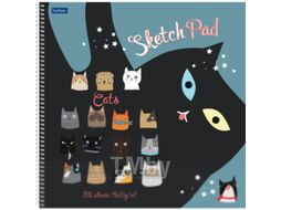 Скетчбук Hatber SketchBook. CATs / 32Т3лAпс-21041