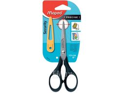 Ножницы канцелярские Maped Precise с футляром / 681700 (13см, черный)