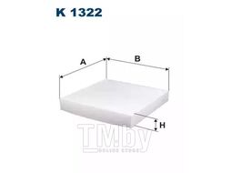Фильтр салонный Chrysler Ypsilon, Fiat 500 II, Panda III, Lancia Ypsilon II FILTRON K1322