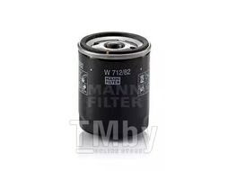 Фильтр масляный Ford C-max >07, Fiesta V >05, Focus II >04, Galaxy II >06, Mondeo III, IV >00, S-Max >07, 1,8 TD MANN-FILTER W712/82