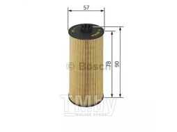 Фильтр масляный Mersedes A Class (W169), C Class (W245) (Бензиновые двигатели) BOSCH 1457429306