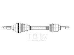 Полуось Citroen Jumper (1994-2002), Fiat Ducato (1994-2002), Peugeot Boxer (1994-2002) LH c ABS METELLI 17-0086