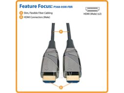 Кабель Tripp Lite P568-30M-FBR HDMI(m)/HDMI(m) (30м, черный)