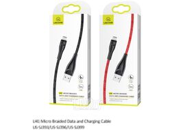 Кабель Usams U41 USB2.0 AM-microBM / SJ393USB02 (1м, красный)