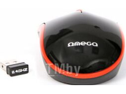 Мышь Omega Wireless OM0418BO (черный/оранжевый)