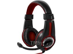 Наушники-гарнитура Defender Warhead G-185 / 64106 (черный/красный)