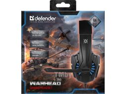 Наушники-гарнитура Defender Warhead G-390 / 64038 (черный/синий)