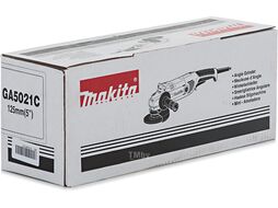УШМ (болгарка) одноручная MAKITA GA 5021 C в кор. (1450 Вт, диск 125х22 мм, плавный пуск)