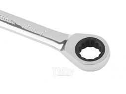 Ключ комбинированный трещоточный, 18мм, CrV, зеркальный хром MATRIX PROFESSIONAL 14811