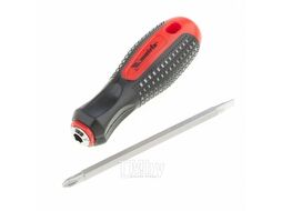 Отвертка комбинированная Fusion SL6,0 / Ph2 мм, CrV, 3-х компонентная рукоятка "anti slip" Matrix 11451