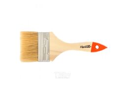 Кисть плоская Slimline 3" (75 мм), натуральная щетина, деревянная ручка SPARTA 824405