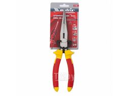Длинногубцы прямые Insulated, 200мм, двухкомпонентные рукоятки MATRIX PROFESSIONAL 17103