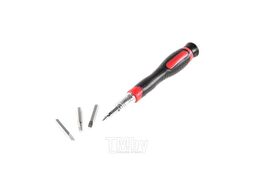 Отвертка Hammer Flex 601-033 с набором бит (33 шт.) для точных работ