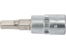 Головка 1/4" - вставка HEX 5 L37мм Yato YT-04372