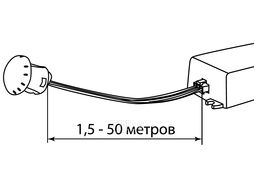 Датчик движения коротк.дист. ДДК-02 (откр.-закр.) 500Вт, 6см, IP20, 230В, TDM