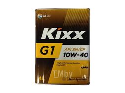 Моторное масло полусинтетическое KIXX G1 SN PLUS 10W40 4L API: SN PLUSFord, Chrysler FFSemi Synthetic Ж банка L210544TE1