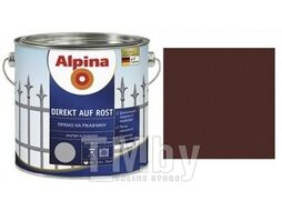 Эмаль по металлу Alpina Direkt auf Rost RAL8017 Шоколадный (0,713 кг) 750 мл