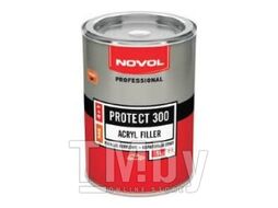 Грунт акриловый серый (без отвердителя) NOVOL PROTECT 300 MS 1 л 37011
