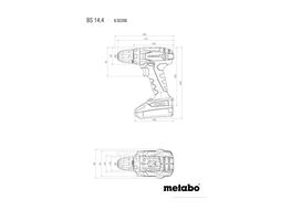 Аккумуляторный винтоверт BS 14.4 2х2.0Ач LiIon, с набором оснастки Metabo 602206880