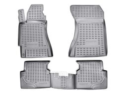 Комплект резиновых автомобильных ковриков в салон SUBARU Forester 2002-2008, 4 шт. (полиуретан) ELEMENT NLC4601210