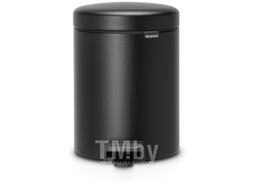 Мусорное ведро Brabantia Pedal Bin NewIcon / 128943 (5л, минерально-черный)