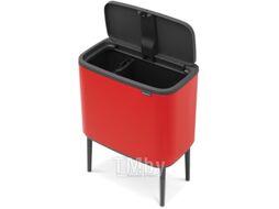 Мусорное ведро Brabantia Bo Touch Bin / 316104 (11+23л, пламенно-красный)