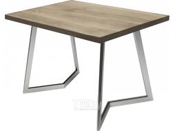 Обеденный стол Buro7 Уиллис Классика 120x80x74 (дуб беленый/серебристый)
