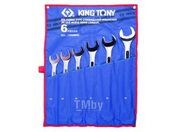 Набор комбинированных ключей KING TONY 34-50 мм, чехол из теторона, 6 предметов 1296MRN