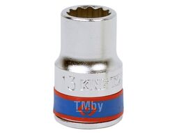 Головка торцевая стандартная двенадцатигранная KING TONY 1/2", 13 мм 433013M