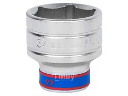 Головка торцевая стандартная шестигранная KING TONY 1/2", 34 мм 433534M