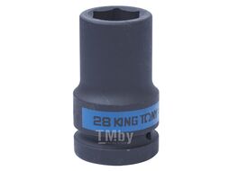 Головка торцевая ударная глубокая шестигранная KING TONY 1", 28 мм 843528M