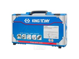 Набор торцевых головок с принадлежностями KING TONY 1/2", шестигранные, 8-32 мм, 23 предмета 4523MRV01